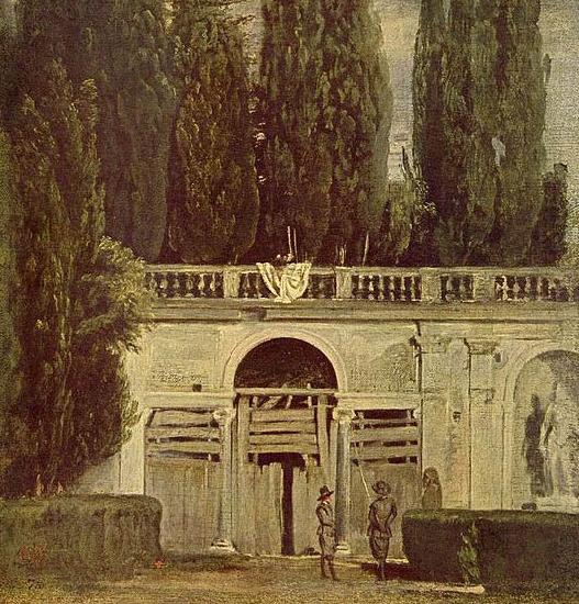 Diego Velazquez Im Garten der Villa Medici in Rom